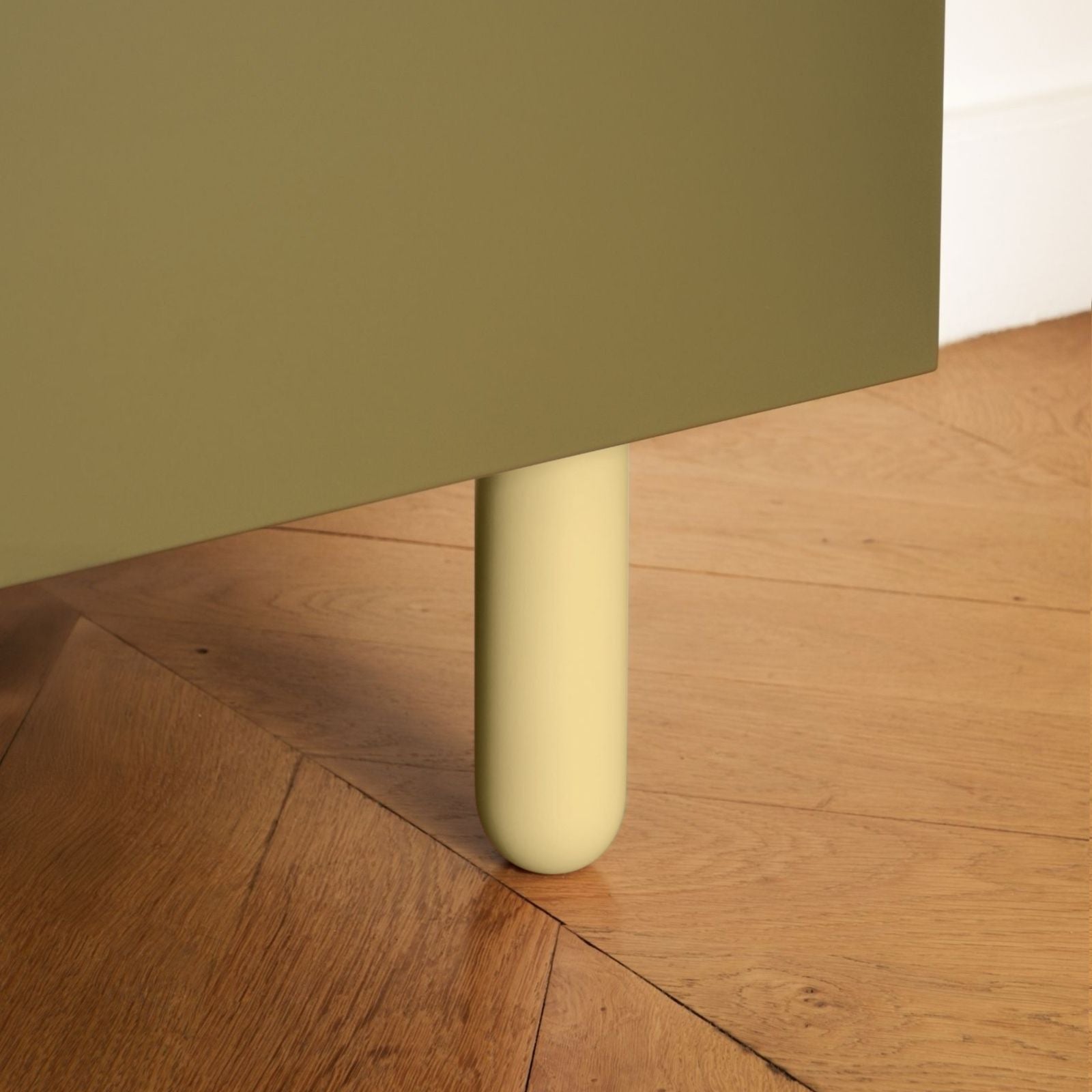 pieds meuble salle de bain pedro jaune vue produit