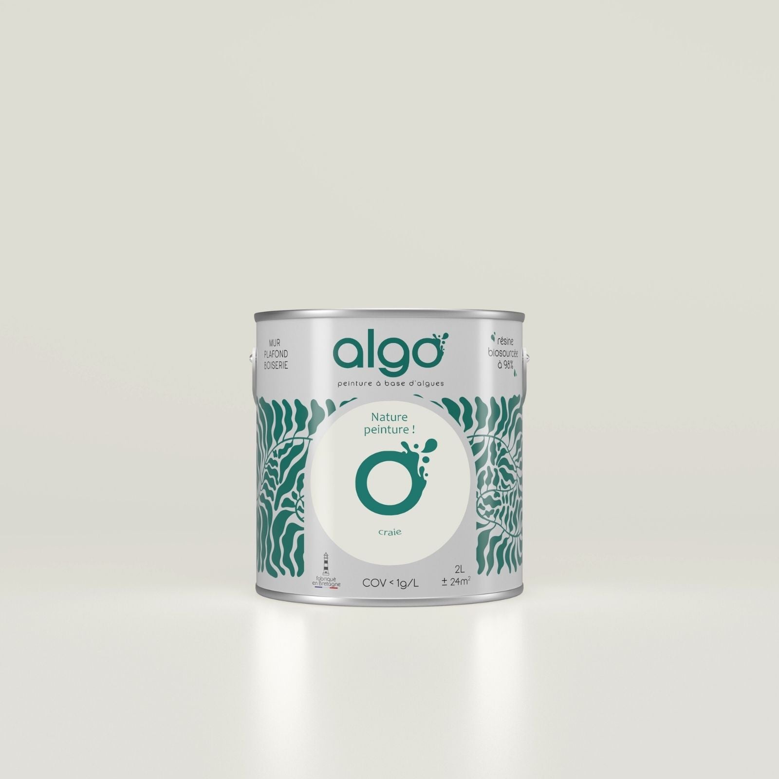 peinture meuble salle de bain couleur craie finition pot