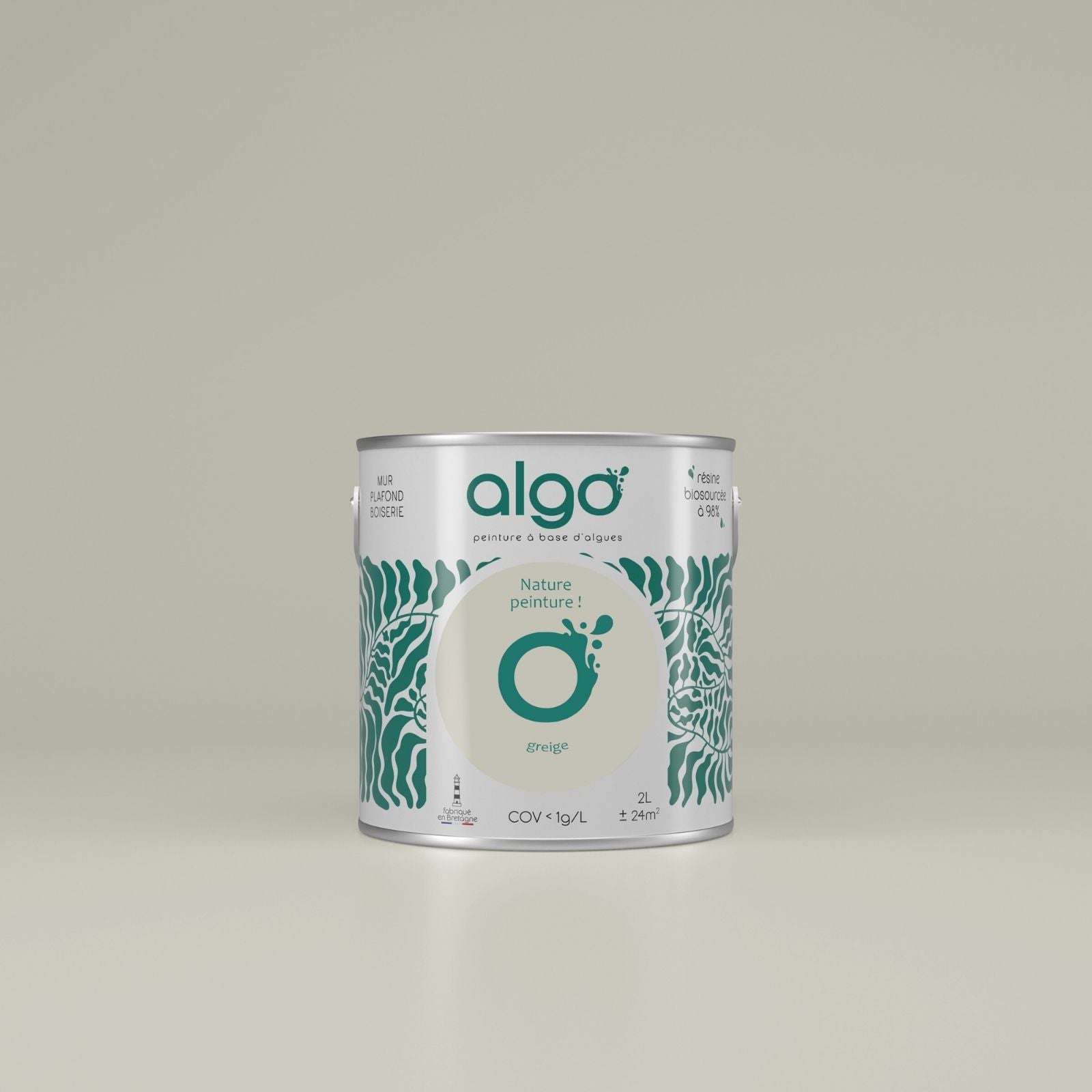 peinture meuble salle de bain couleur greige finition pot