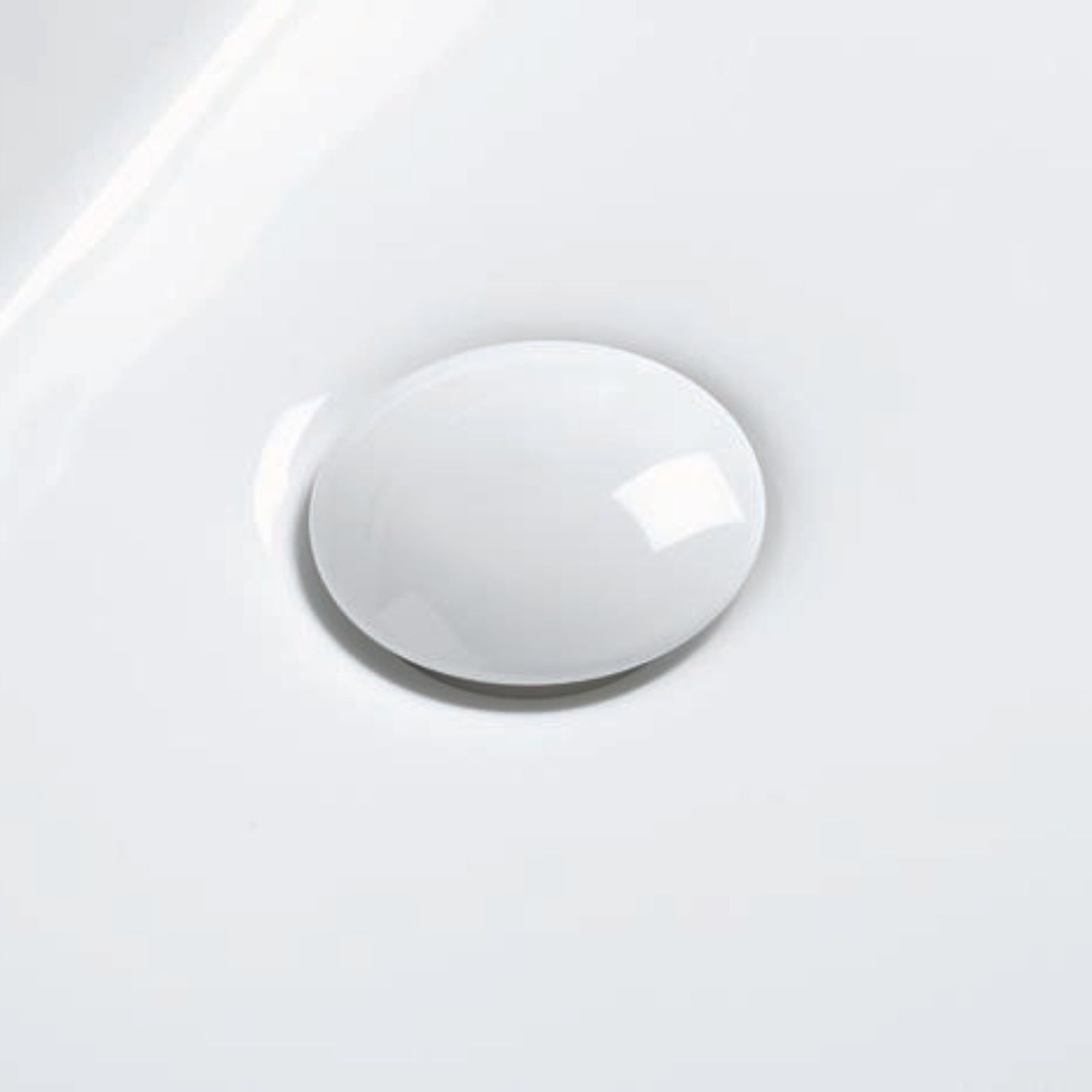 bonde clic clac universelle blanche vue du dessus diamètre standard