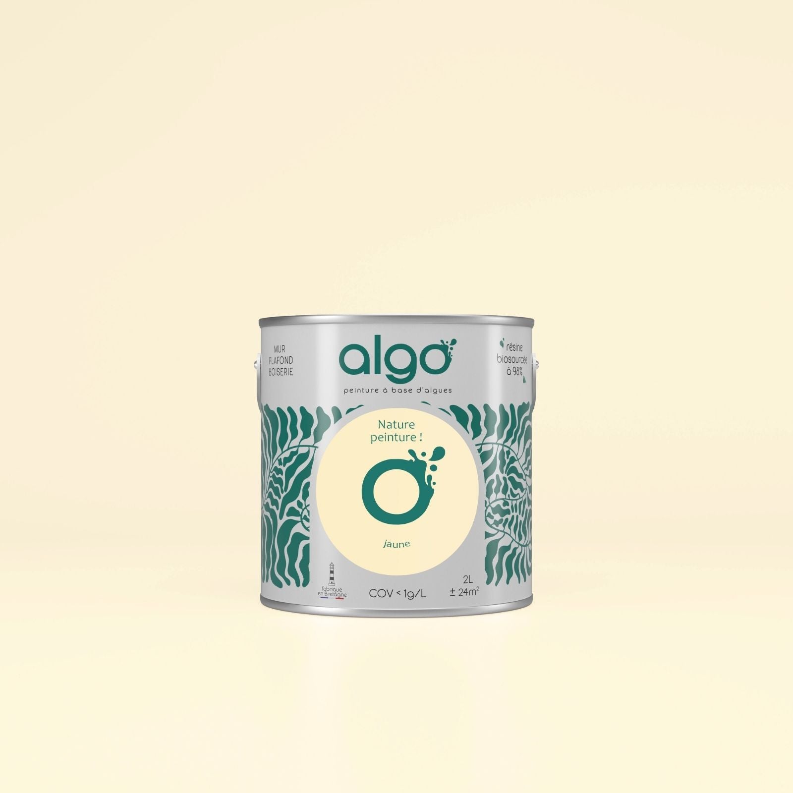 peinture meuble salle de bain couleur jaune finition pot