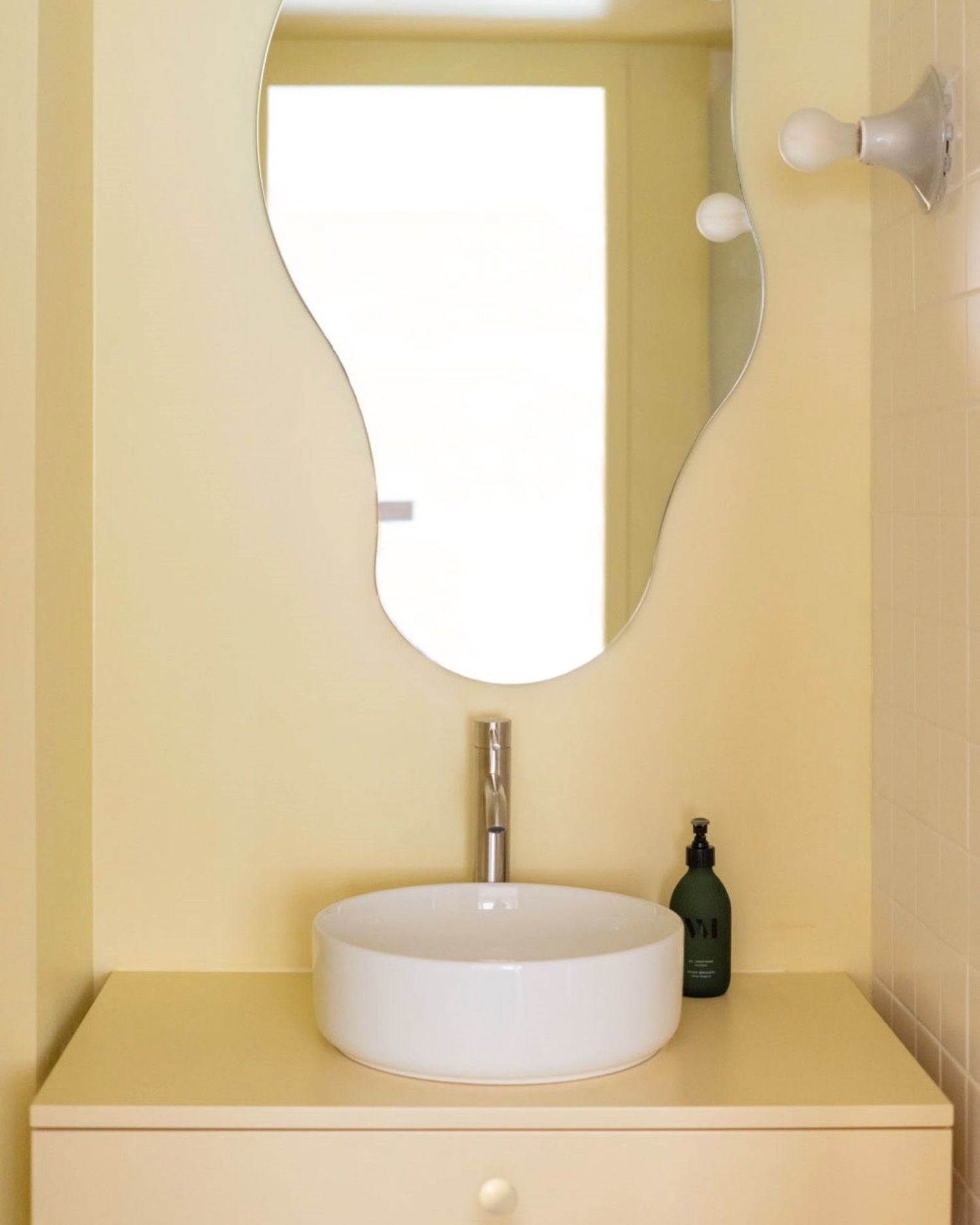 inspiration salle de bain jaune