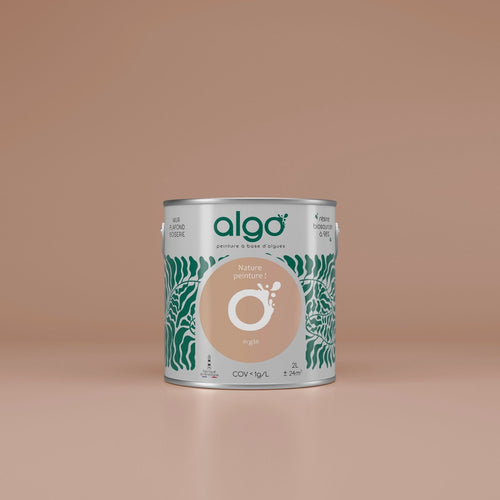 peinture meuble salle de bain couleur argile finition pot