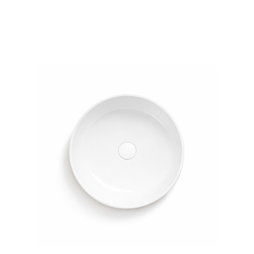 vasque à poser céramique blanche 