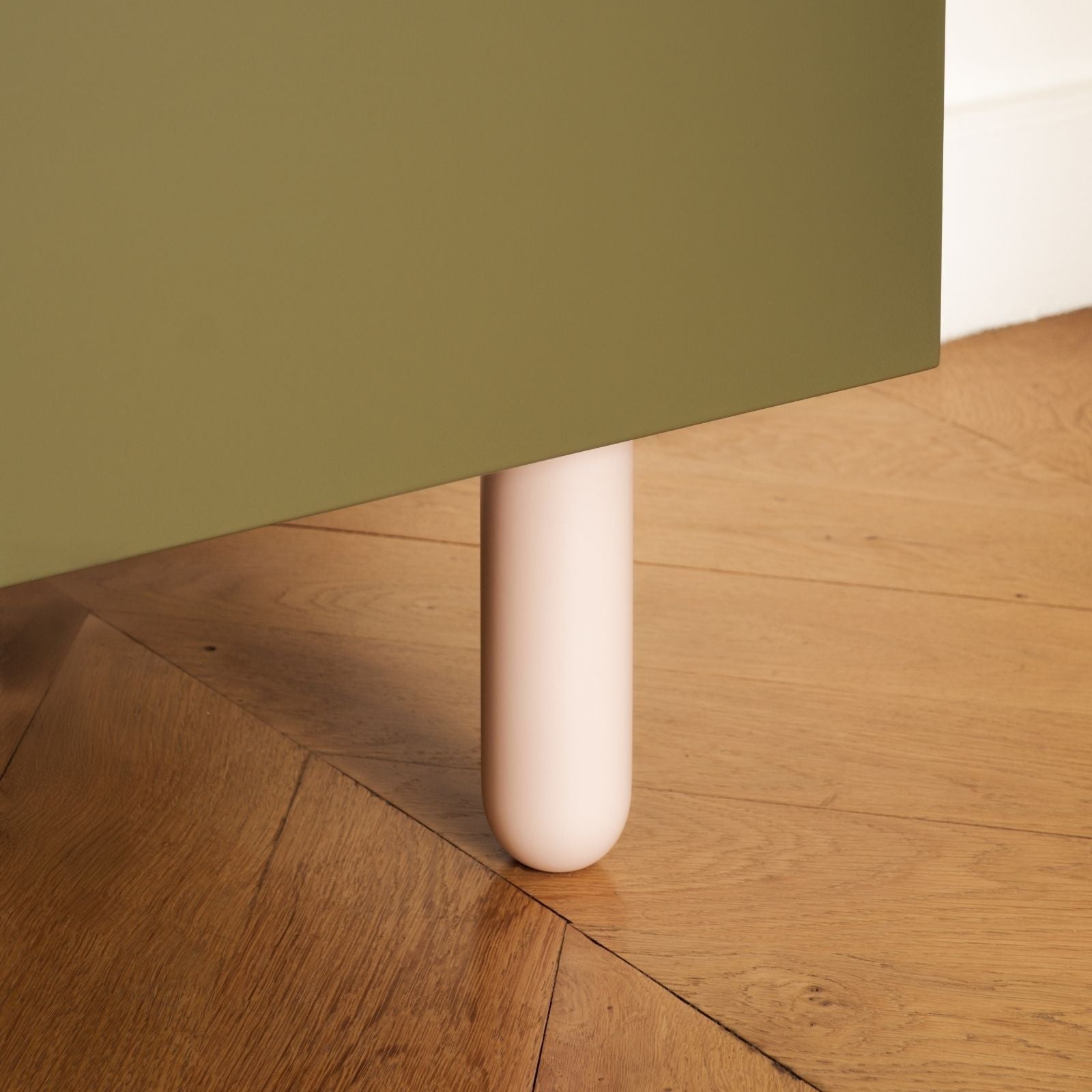 pieds meuble salle de bain pedro rose vue produit