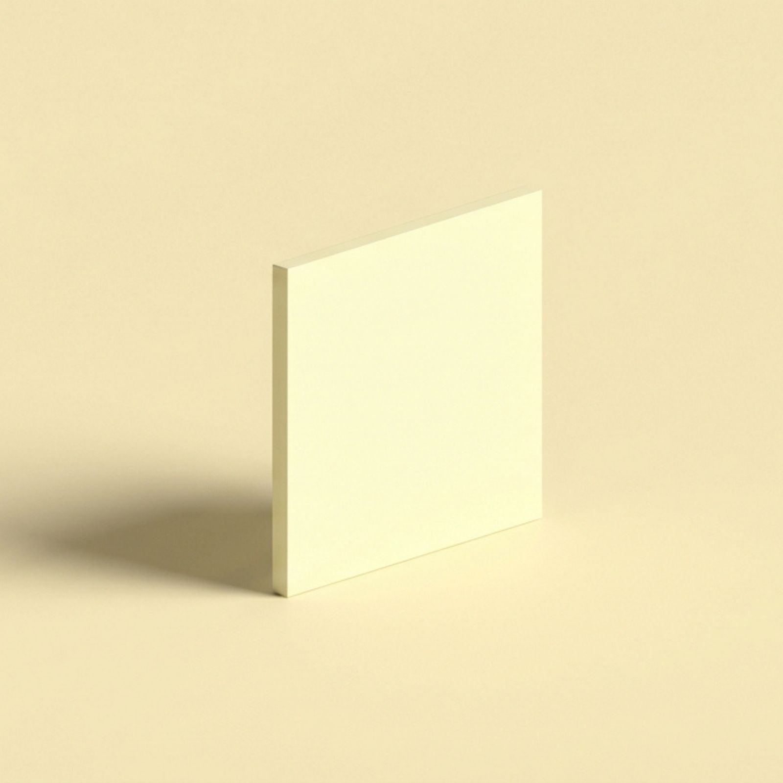 échantillon couleur meuble salle de bain jaune vue face 