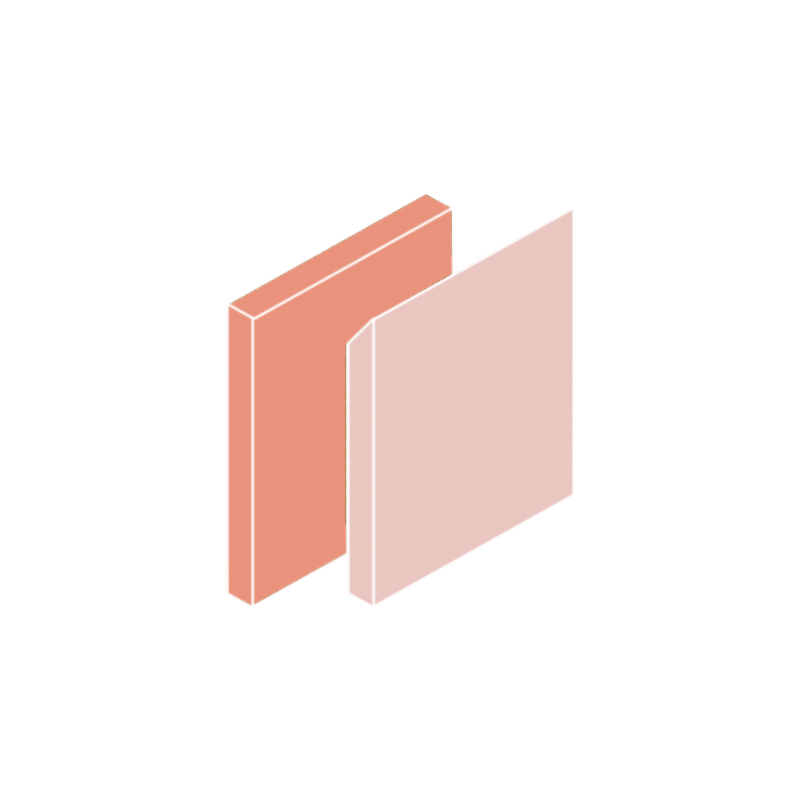 meuble de salle de personnalisable avec 2 types de façades