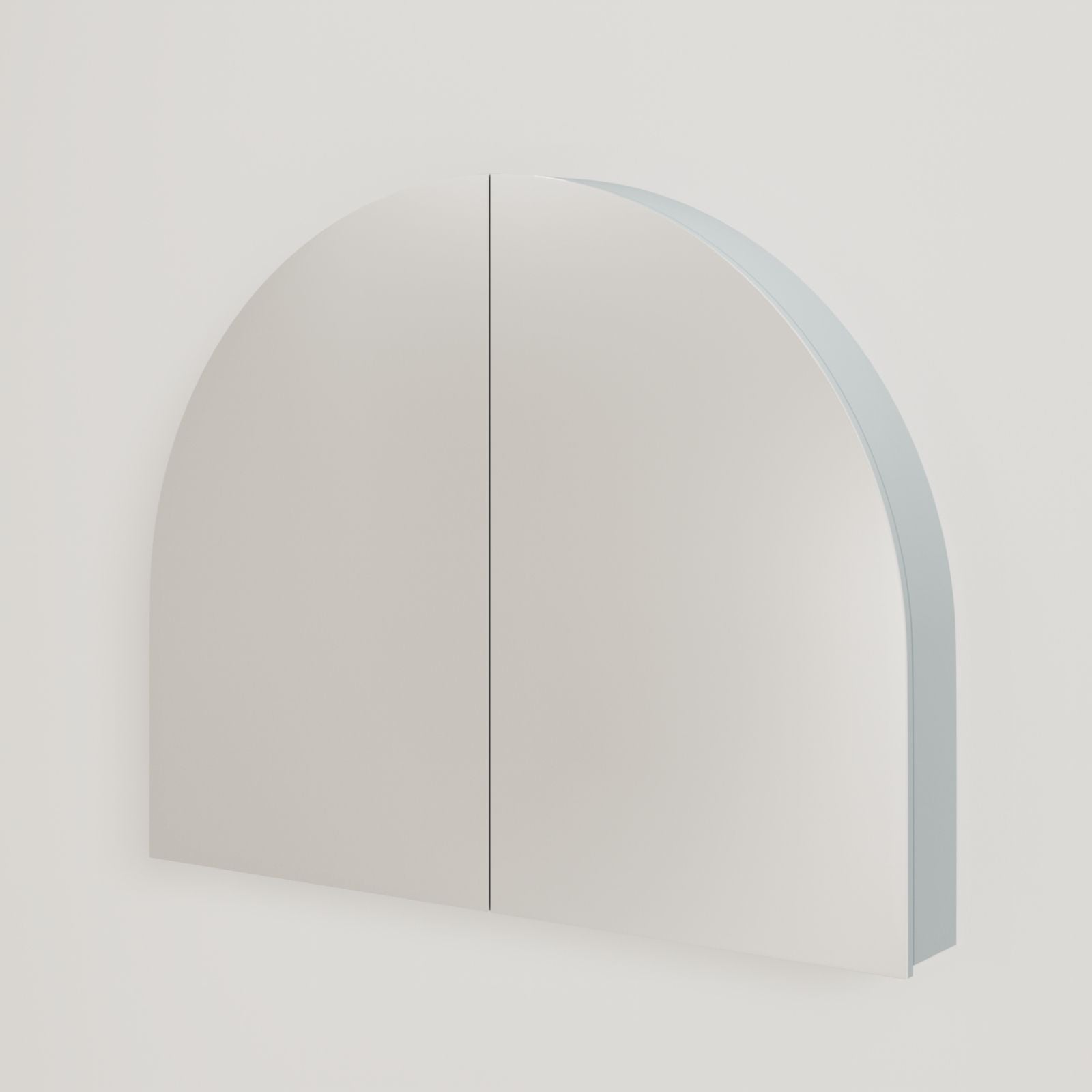 armoire de toilette miroir pola 100 cm bleu vue face