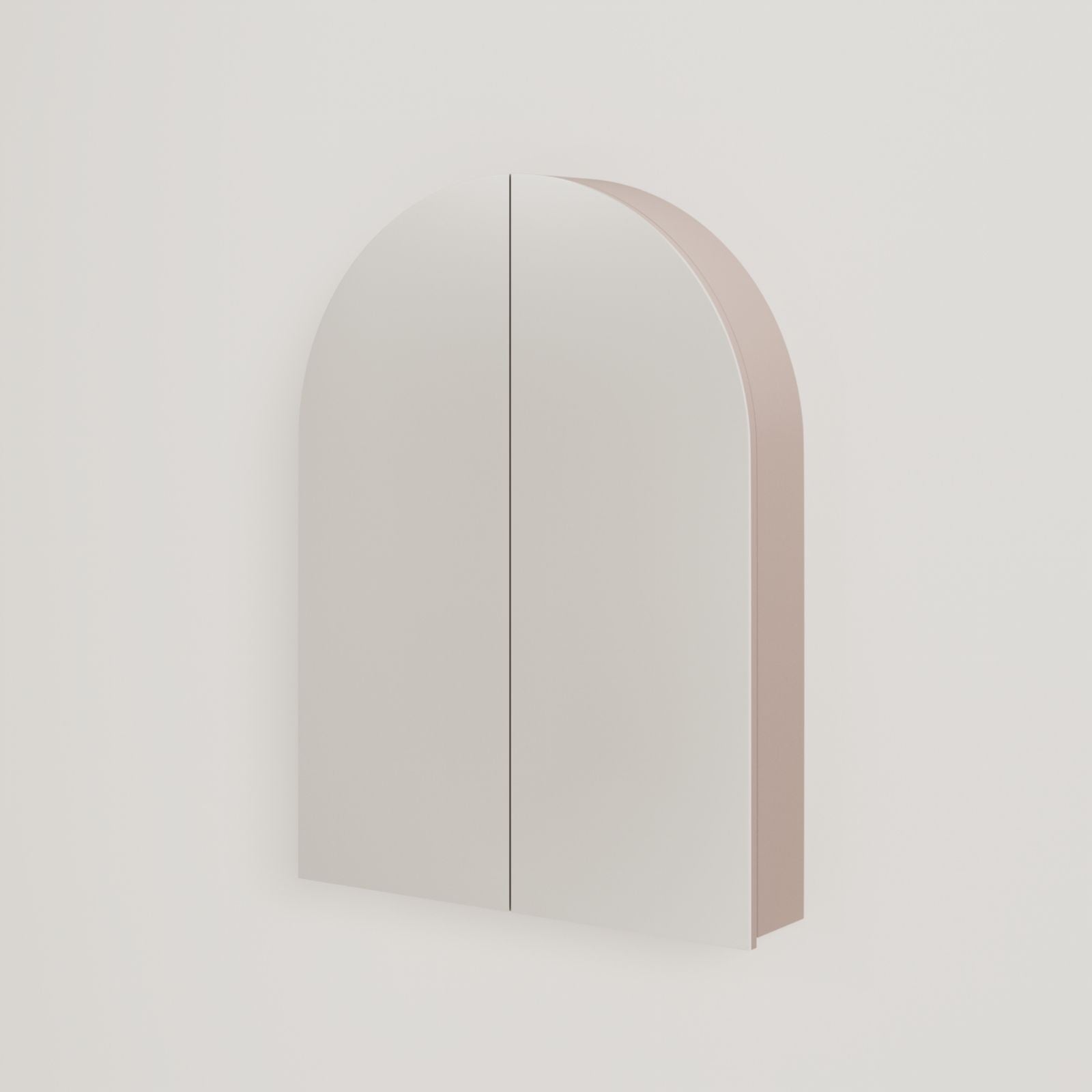 armoire de toilette miroir pola 60 cm parme vue face