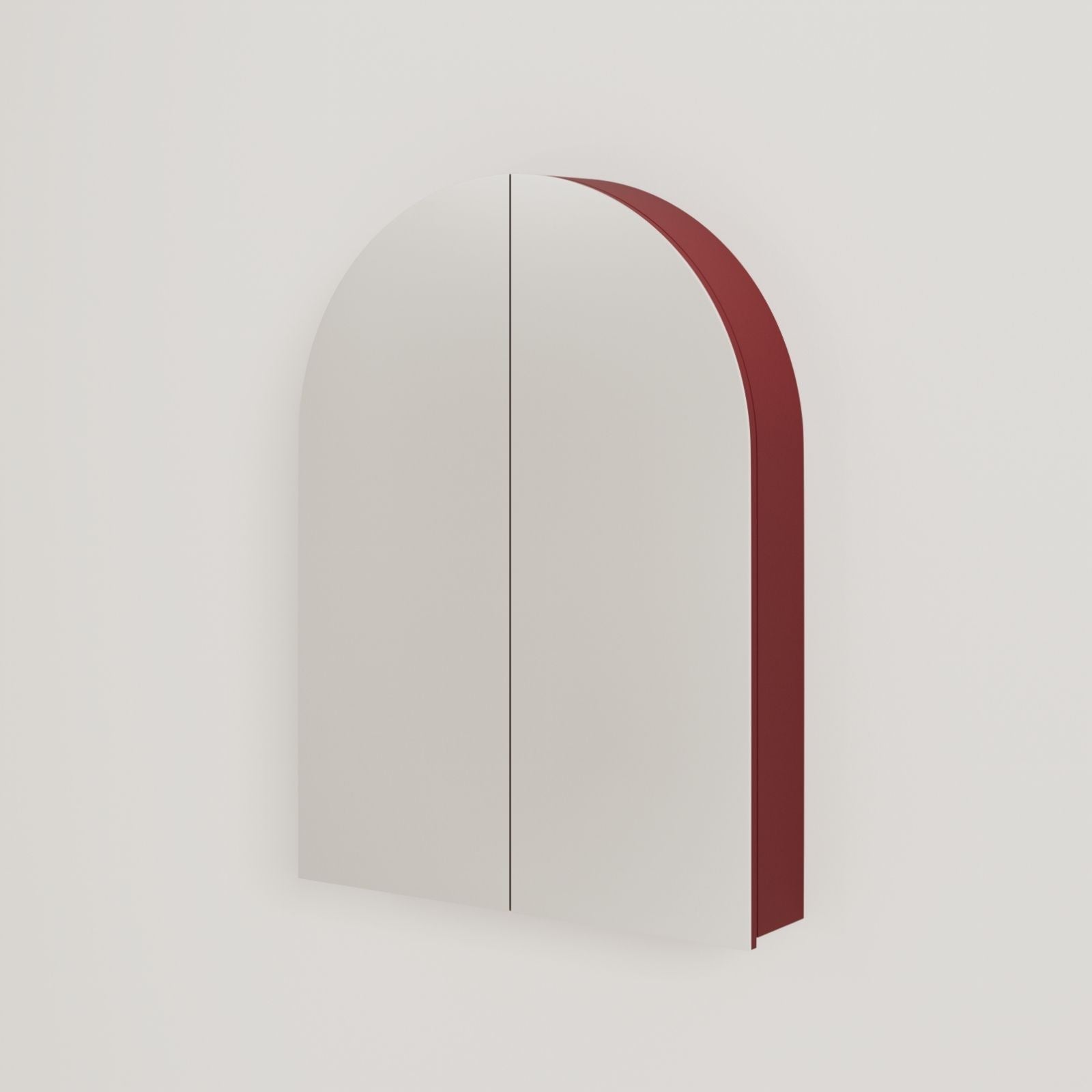 armoire de toilette miroir pola 60 cm rubis vue face