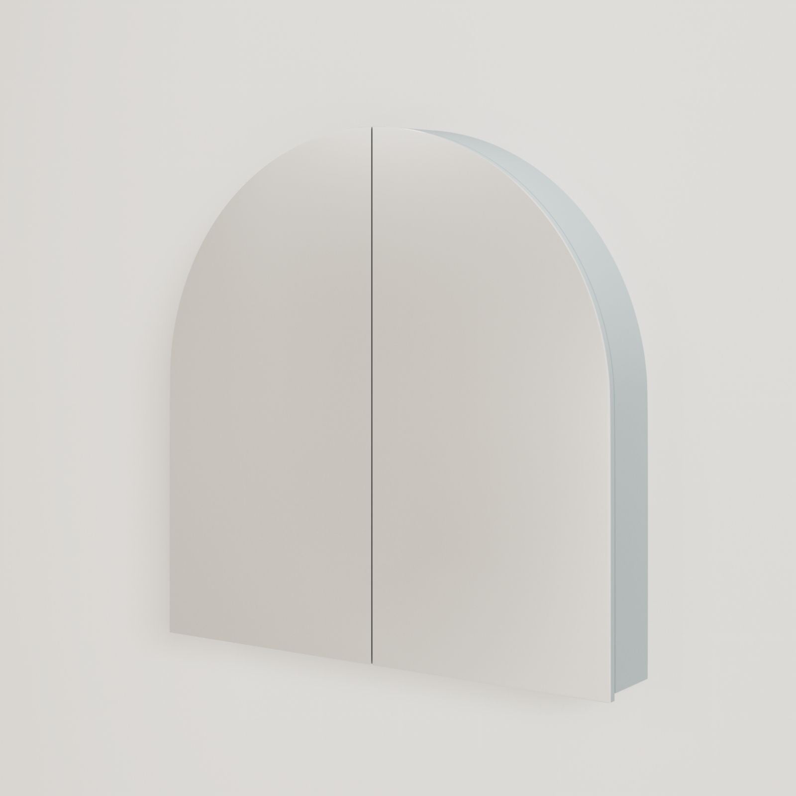 armoire de toilette miroir pola 80 cm bleu vue face