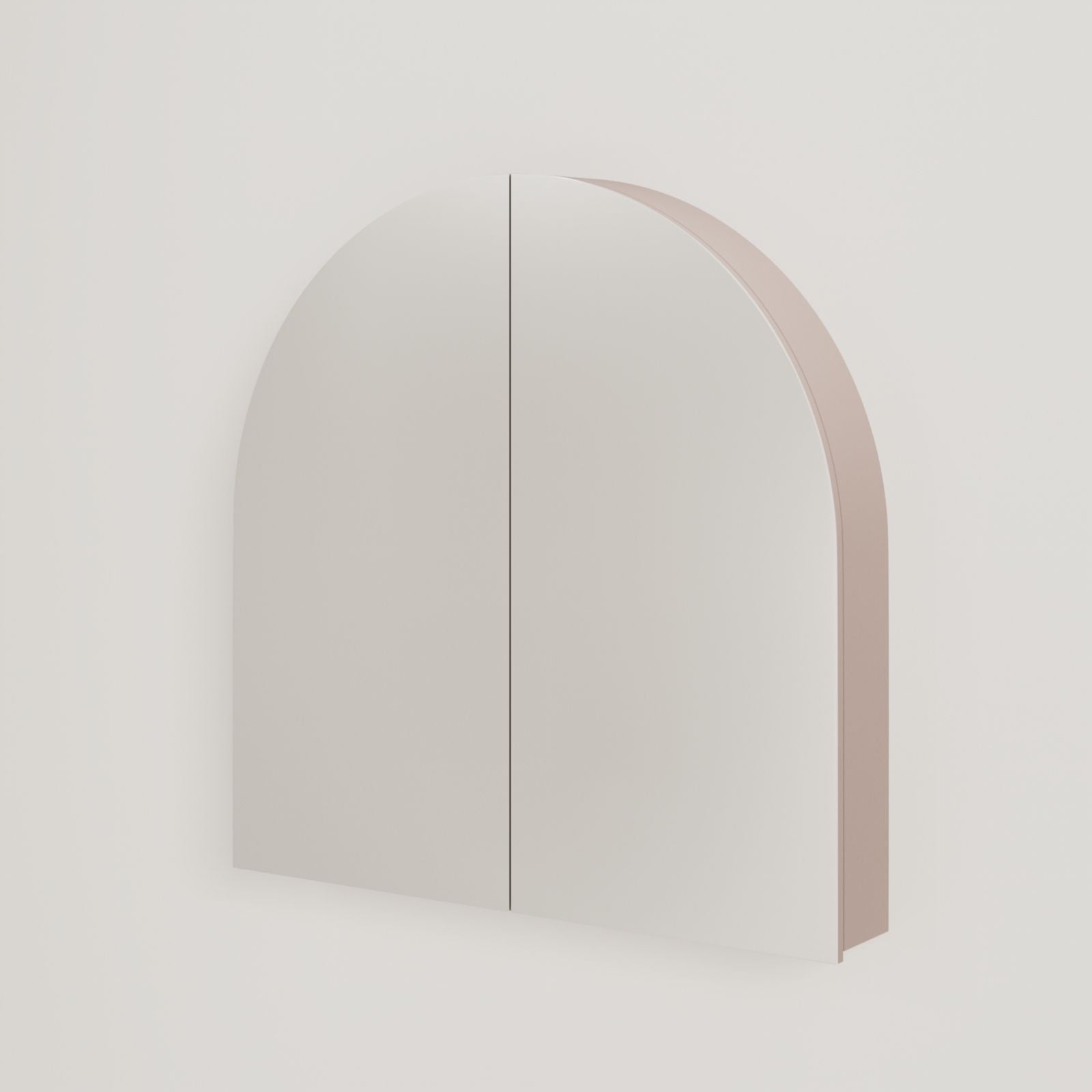 armoire de toilette miroir pola 80 cm parme vue face
