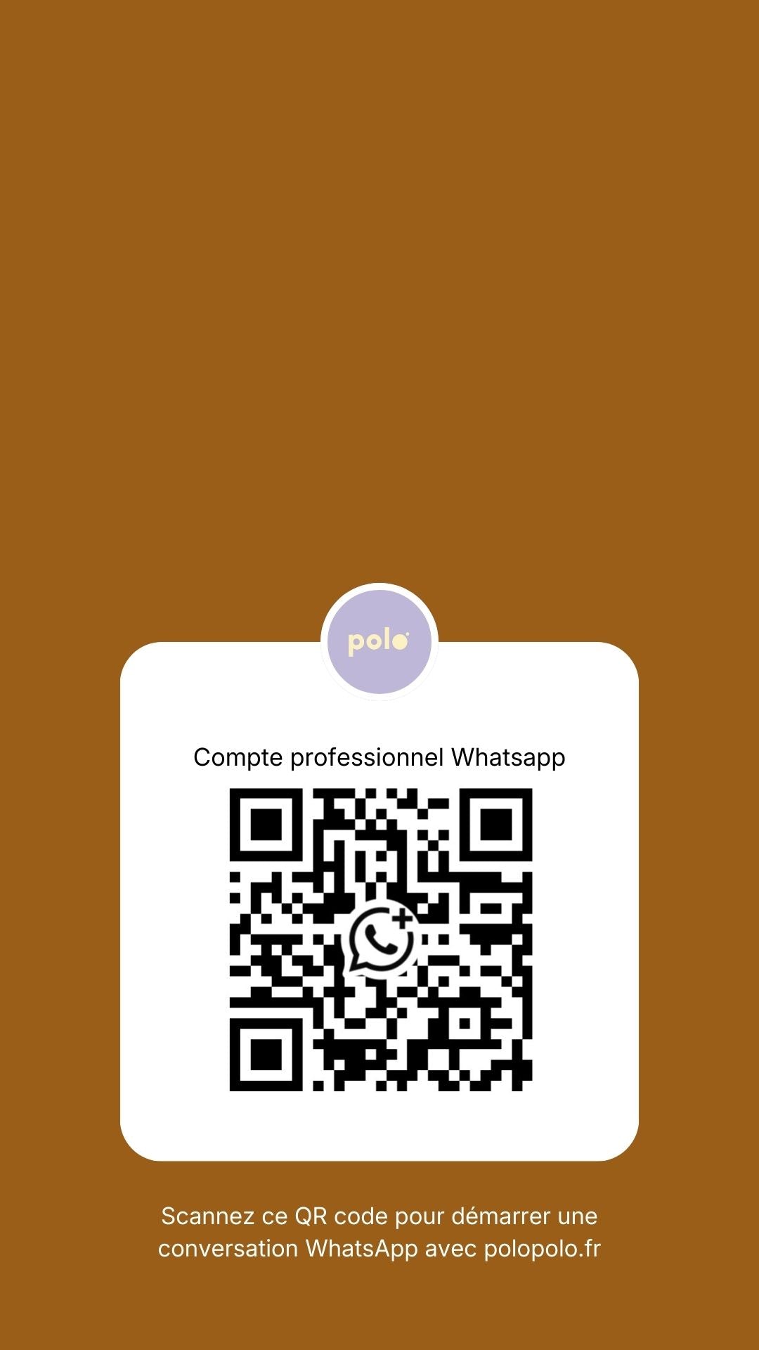 QR code de contact web Polopolo.fr